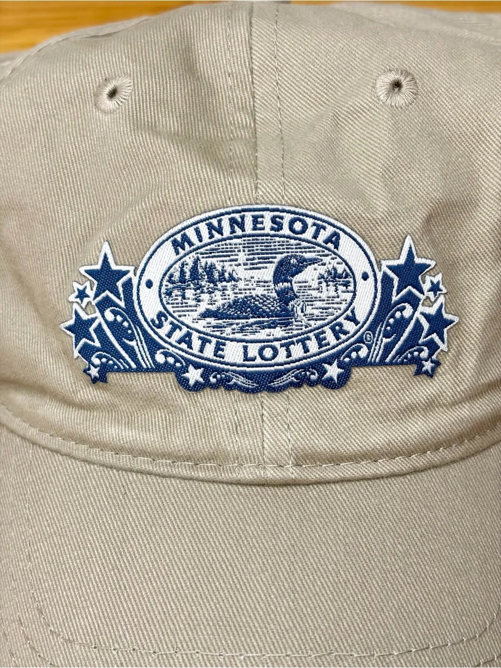 Vintage Minnesota State Lottery Hat American Image Loon Embroidered Wildlife Cap